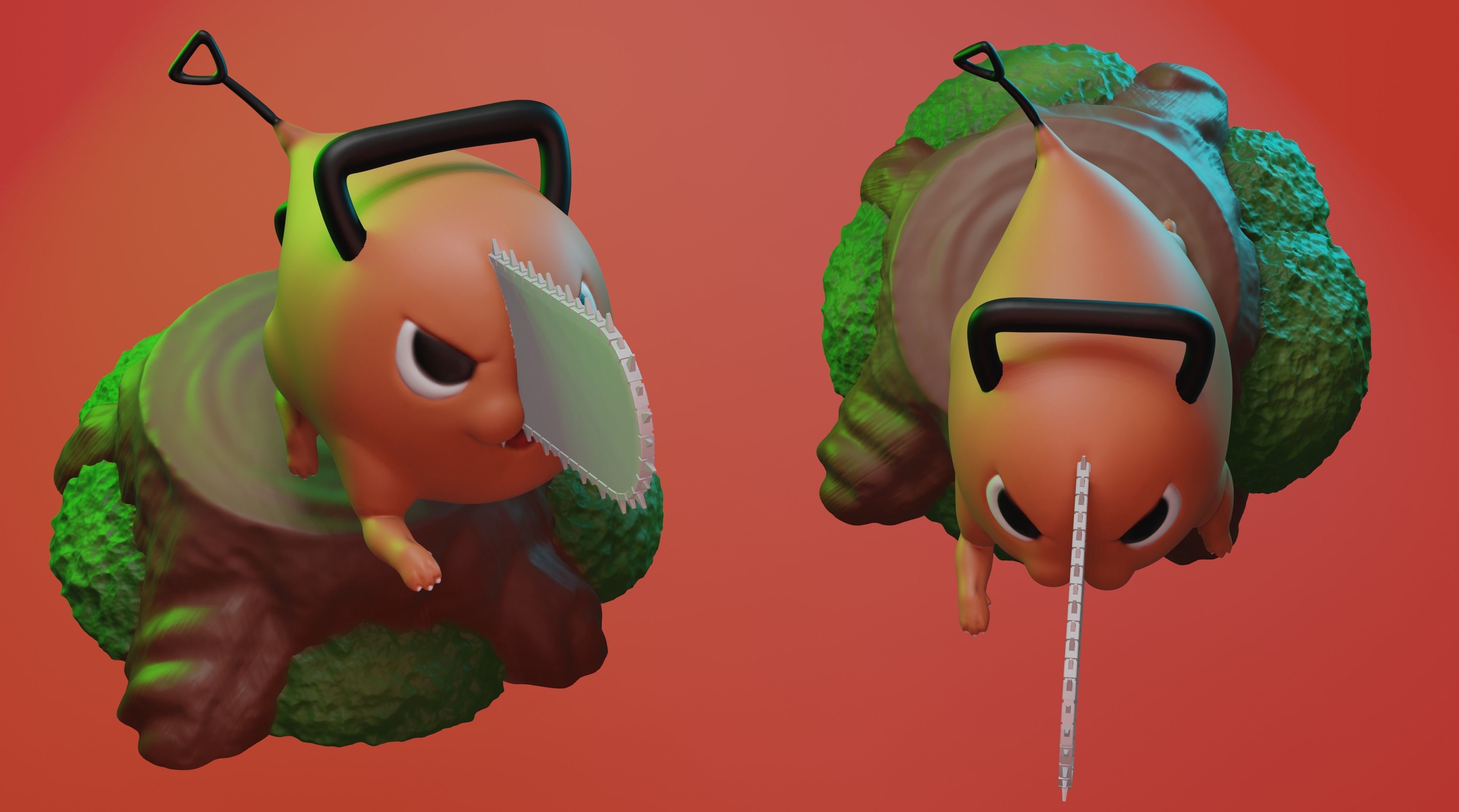 Pochita - Chainsaw man 3D print model_3