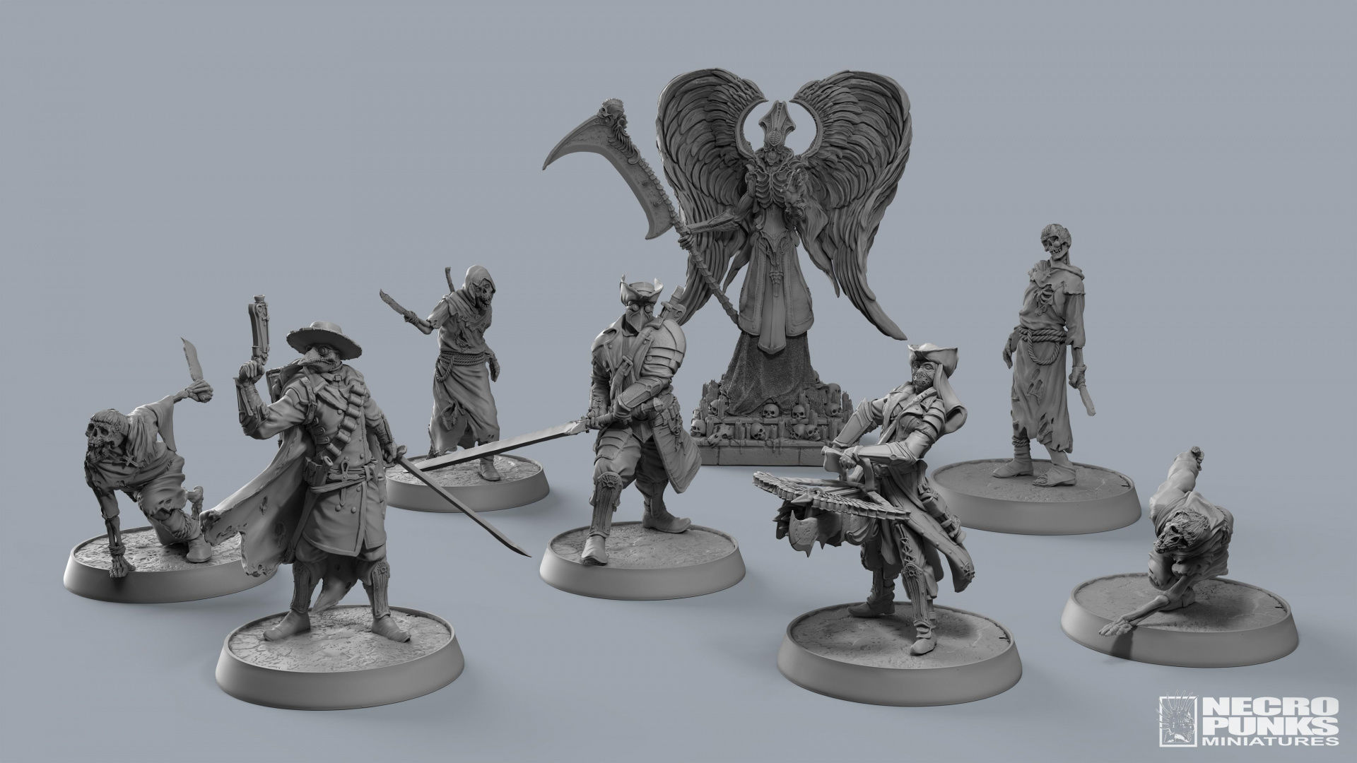 Undead Monastery - Characters 3D print model_2