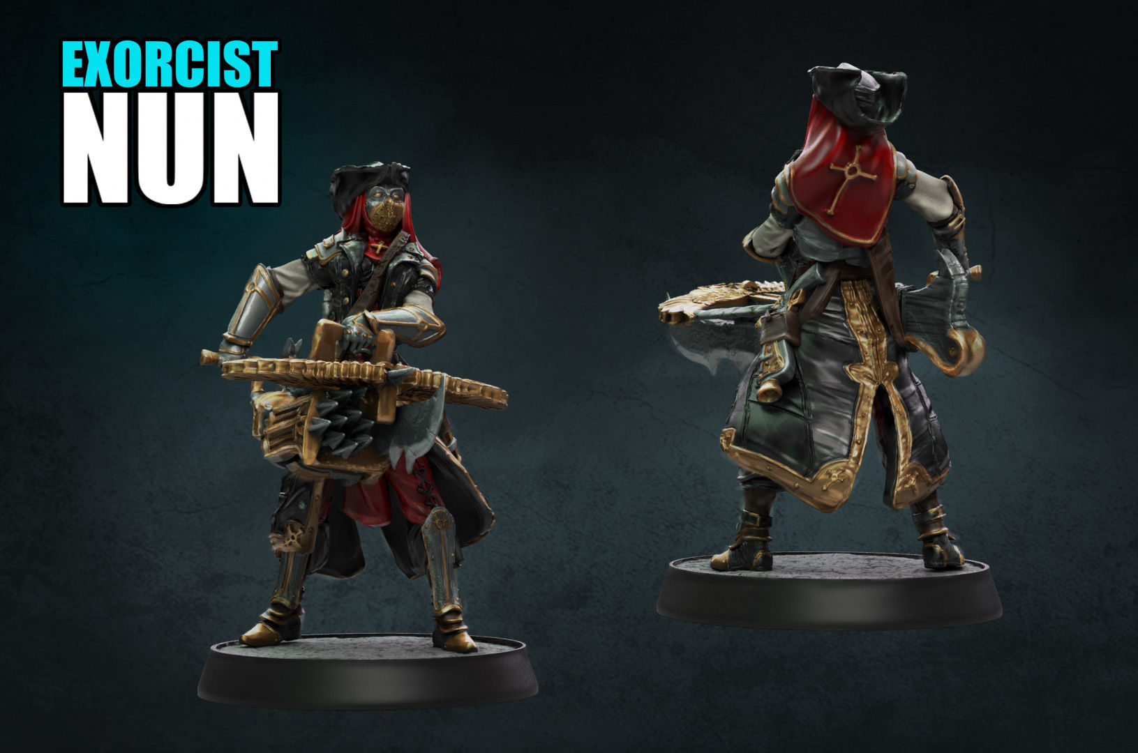 Undead Monastery - Characters 3D print model_5