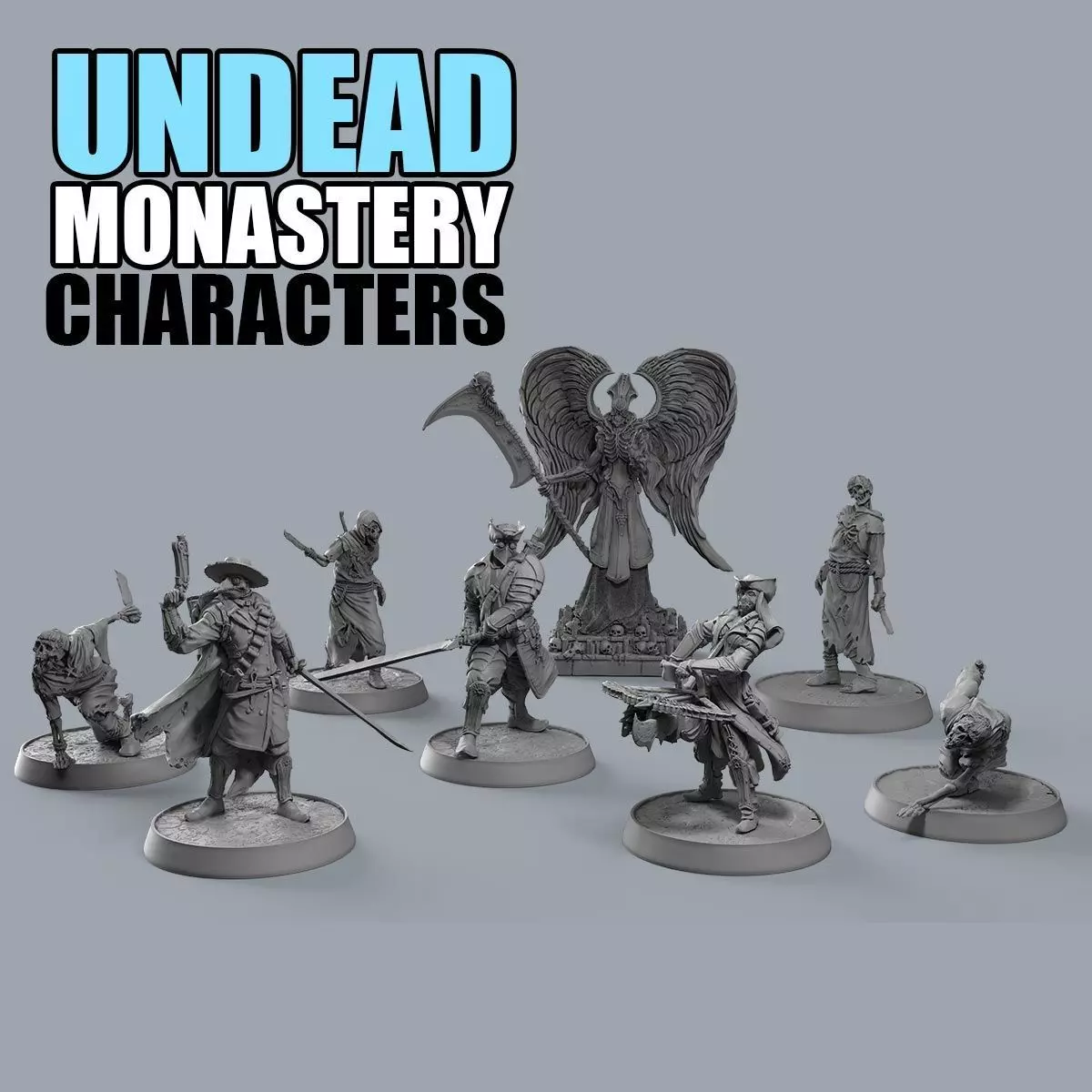 Undead Monastery - Characters 3D print model_0