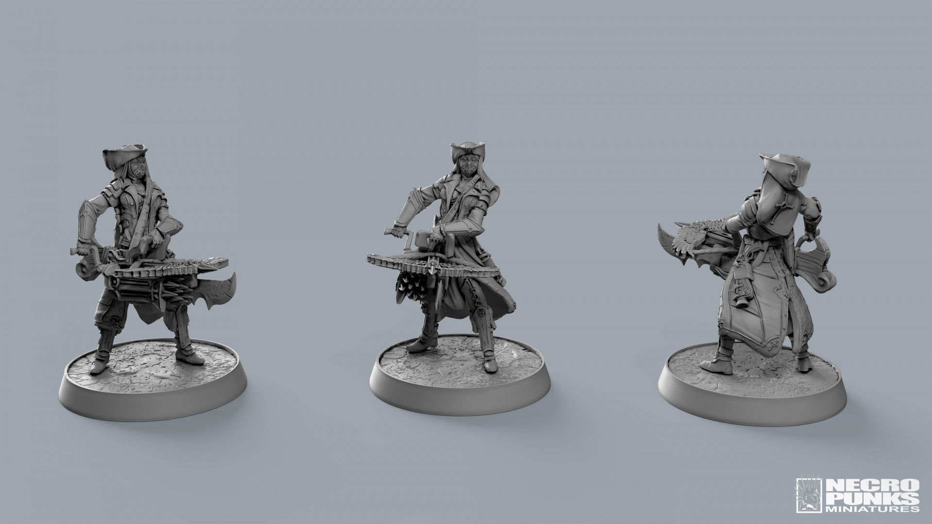 Undead Monastery - Characters 3D print model_13