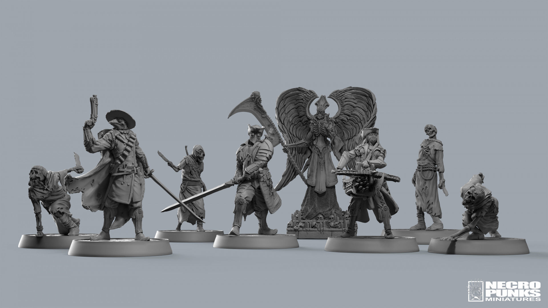Undead Monastery - Characters 3D print model_1