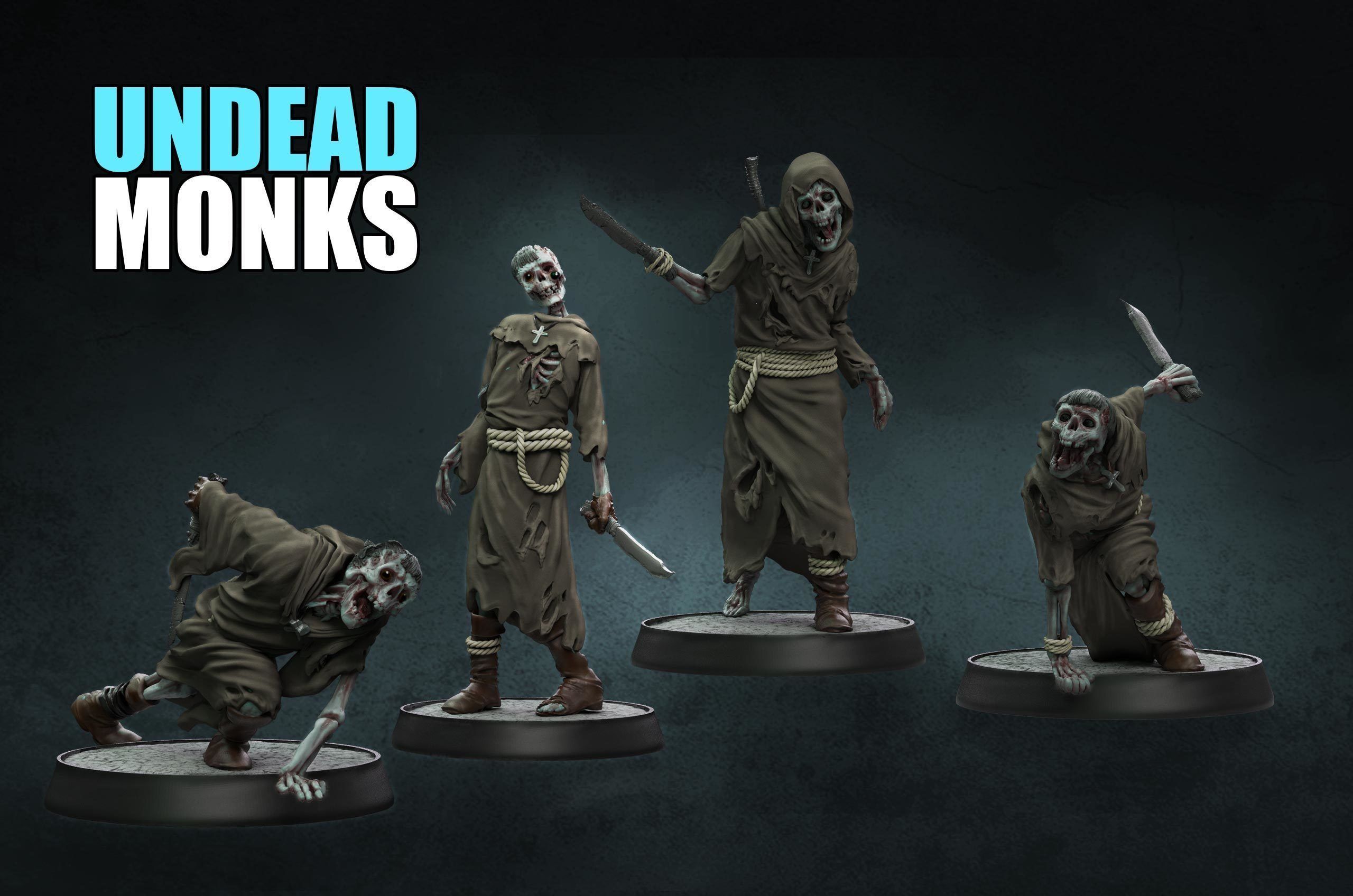 Undead Monastery - Characters 3D print model_9