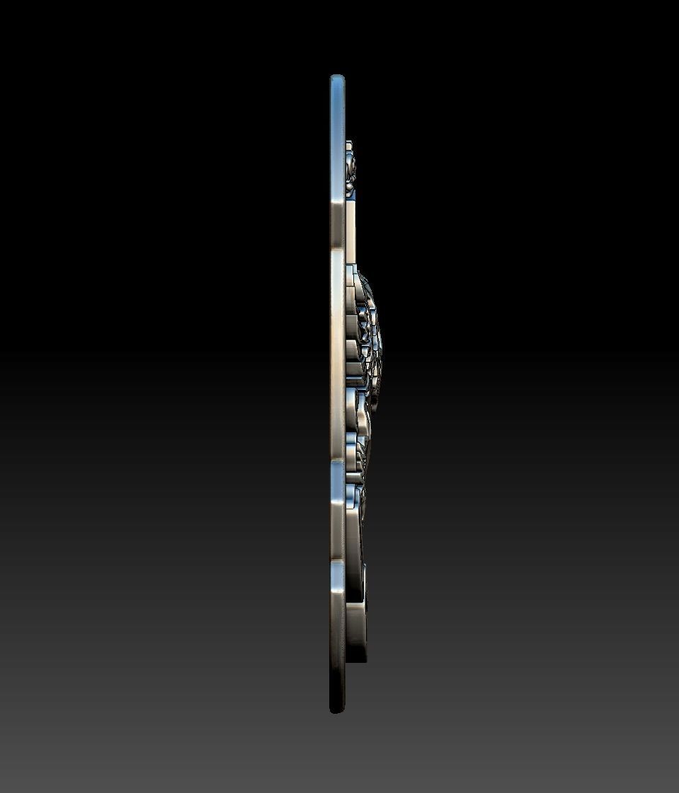 coat of arms pegasus 3D print model_7