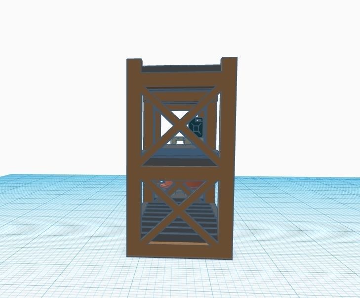 pallet systems support Scale h0 1-87 3D print model_5