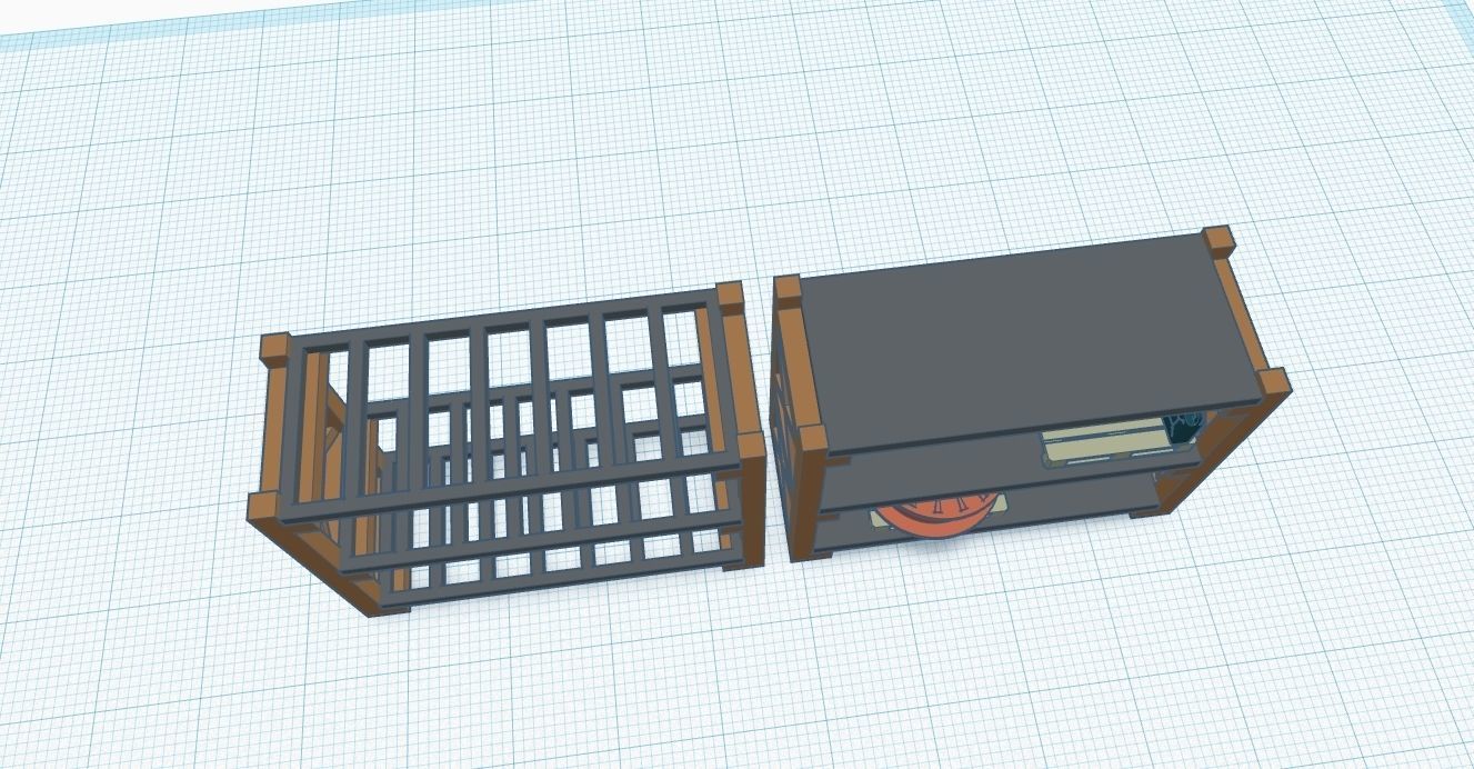 pallet systems support Scale h0 1-87 3D print model_3