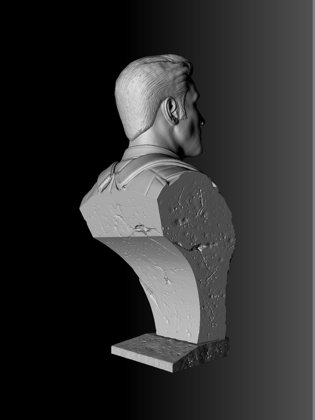 Captain America Steve Rogers STL for 3Dprint 3D print model_22