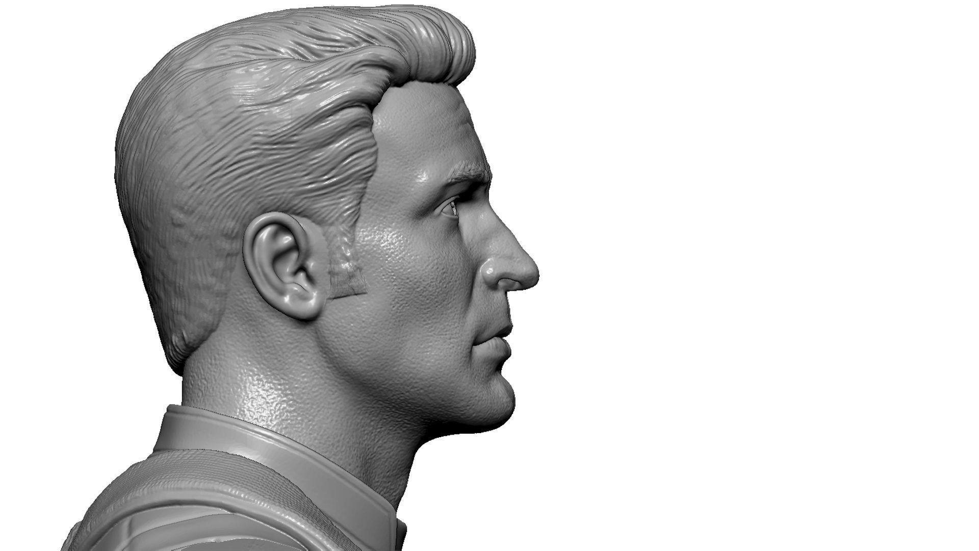 Captain America Steve Rogers STL for 3Dprint 3D print model_25