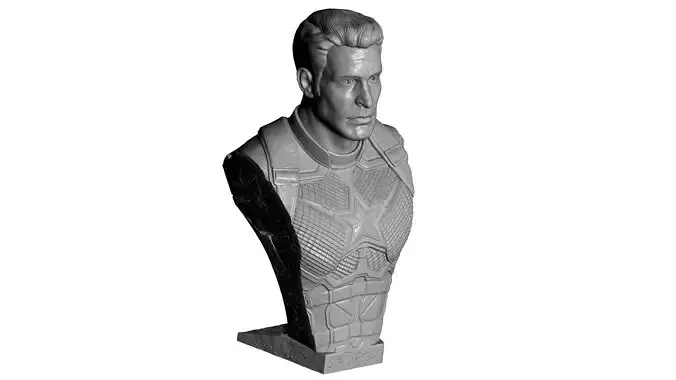  Captain America Steve Rogers STL for 3Dprint 3D print model