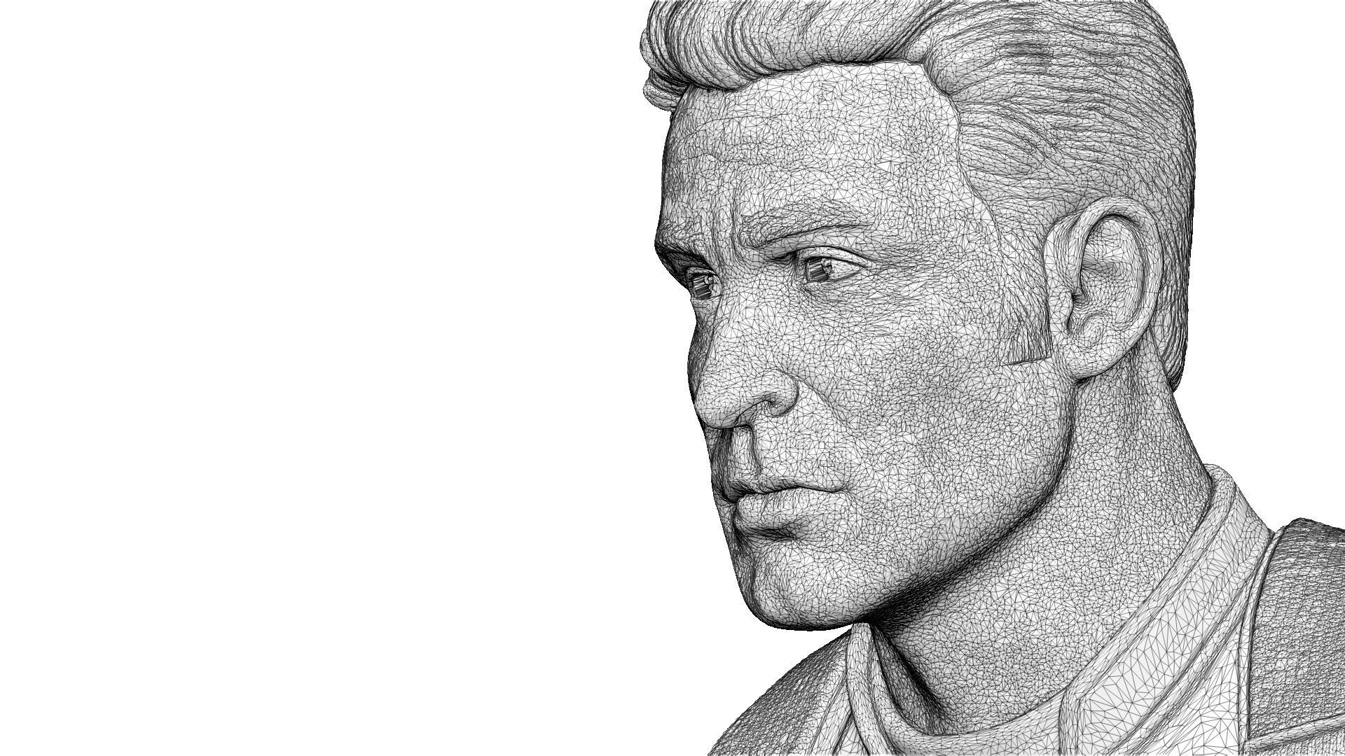 Captain America Steve Rogers STL for 3Dprint 3D print model_29