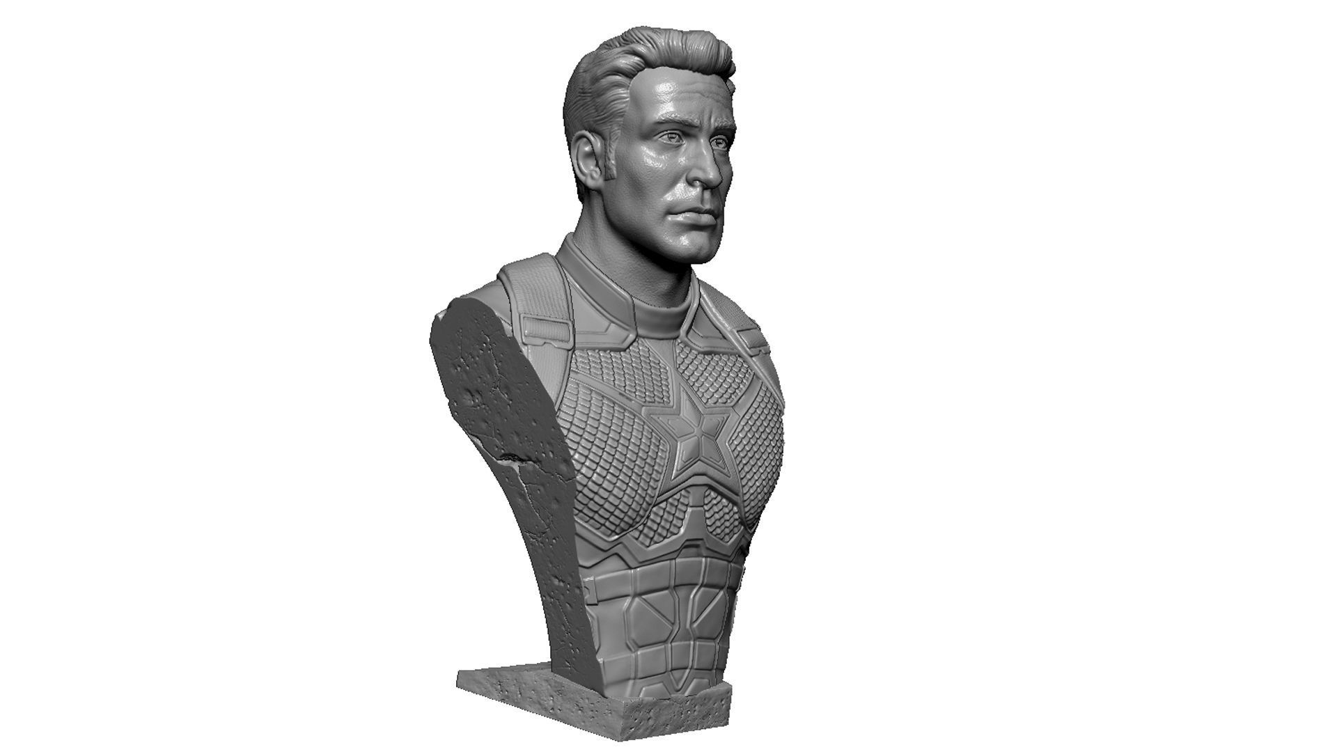 Captain America Steve Rogers STL for 3Dprint 3D print model_10
