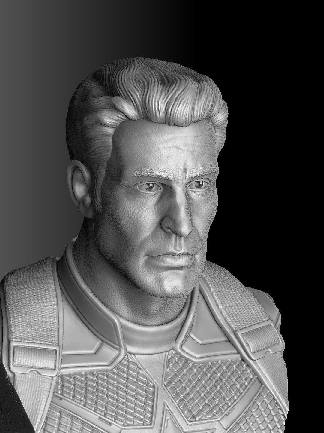 Captain America Steve Rogers STL for 3Dprint 3D print model_20