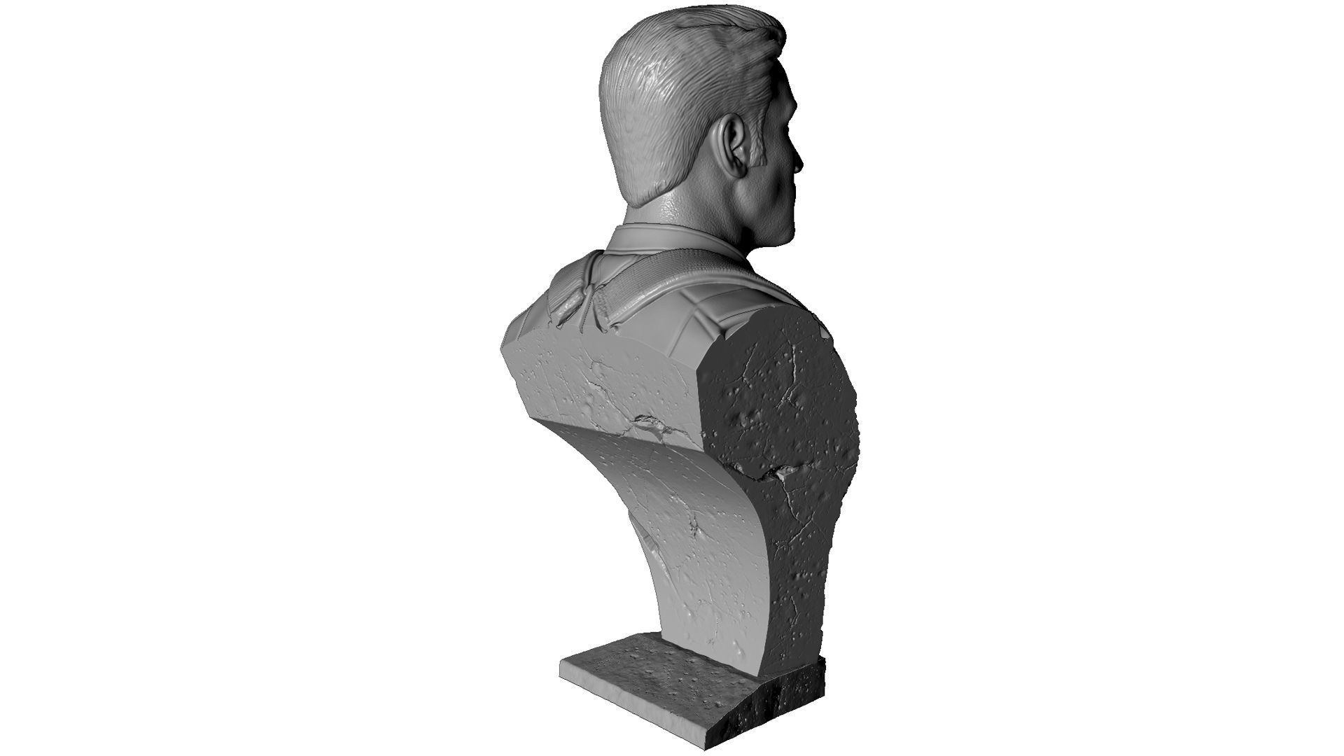 Captain America Steve Rogers STL for 3Dprint 3D print model_11
