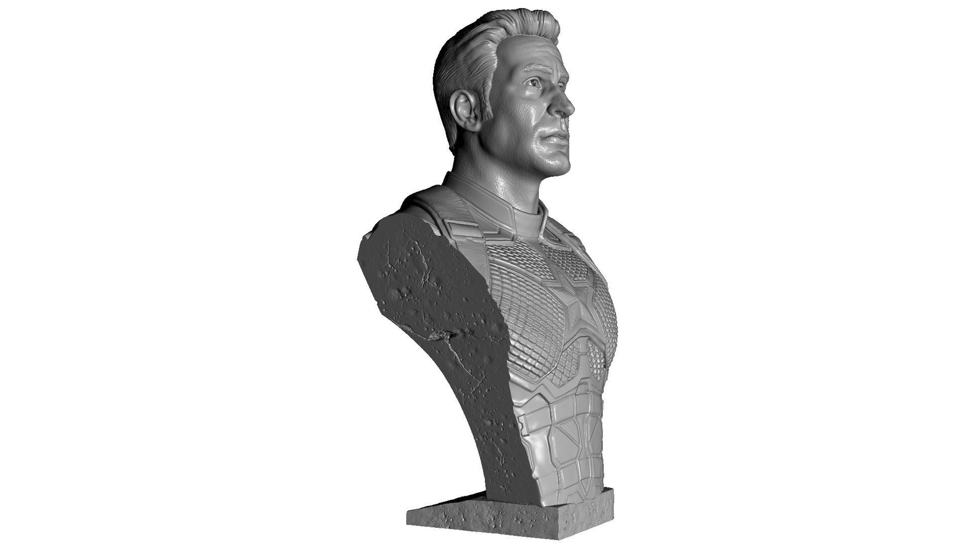Captain America Steve Rogers STL for 3Dprint 3D print model_17
