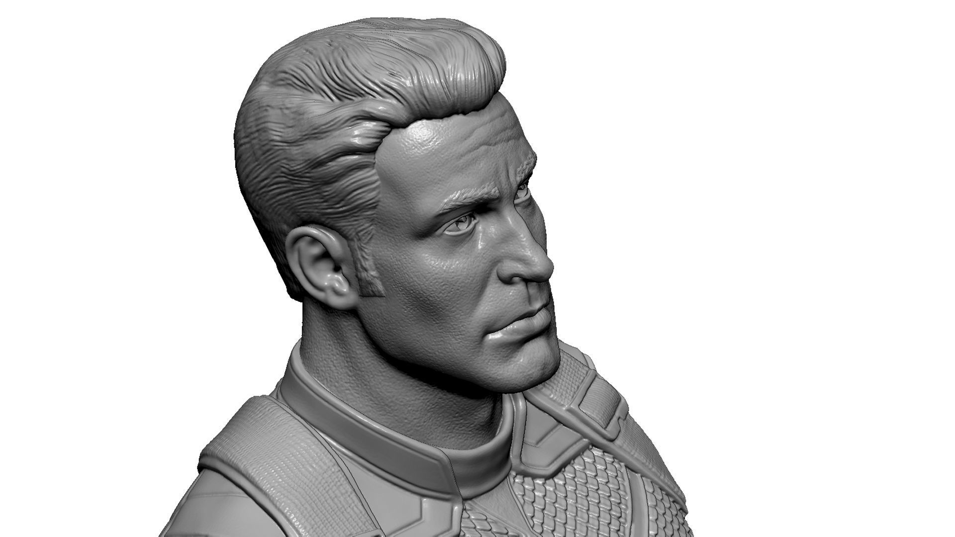 Captain America Steve Rogers STL for 3Dprint 3D print model_26