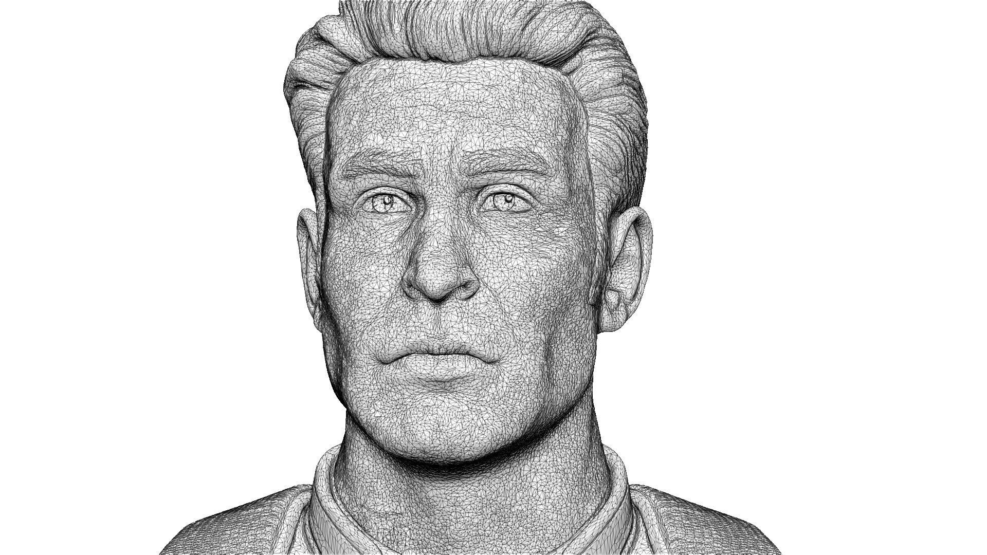 Captain America Steve Rogers STL for 3Dprint 3D print model_30