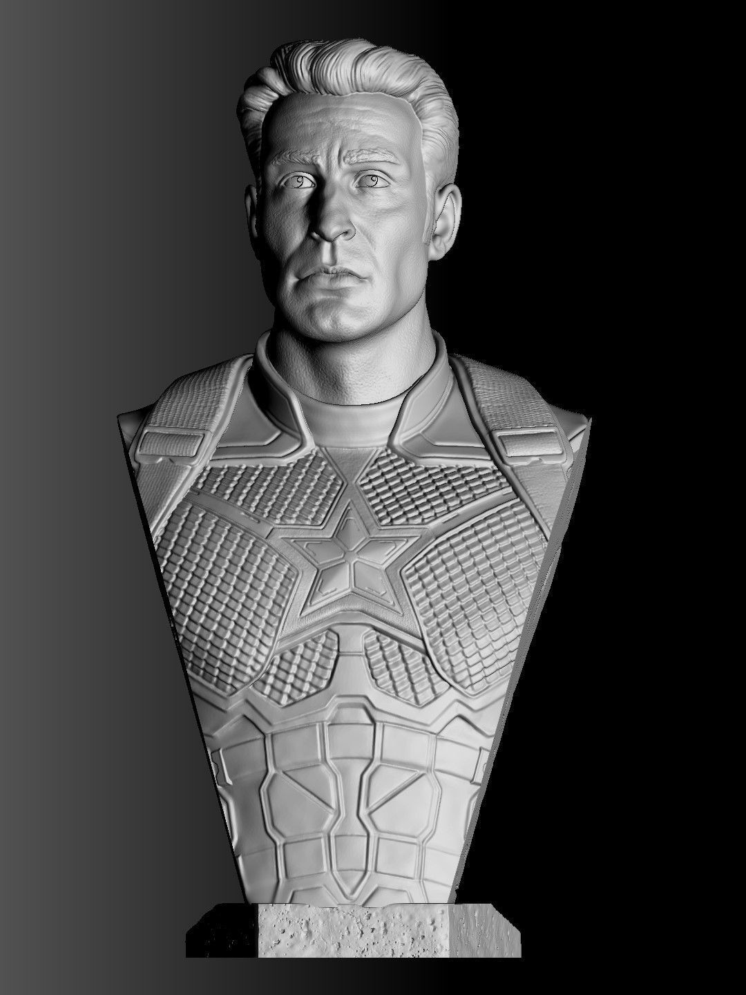 Captain America Steve Rogers STL for 3Dprint 3D print model_13