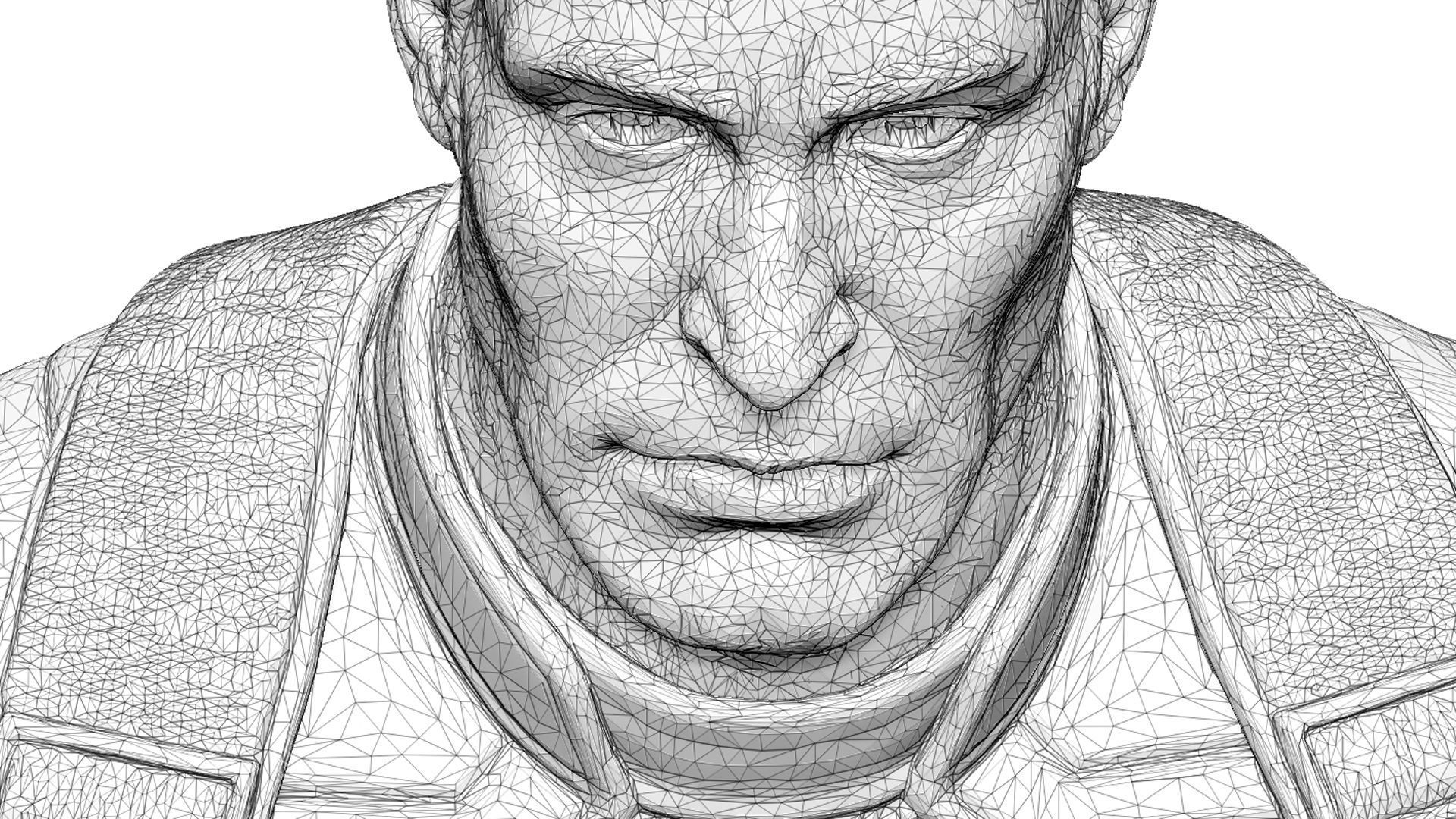 Captain America Steve Rogers STL for 3Dprint 3D print model_4