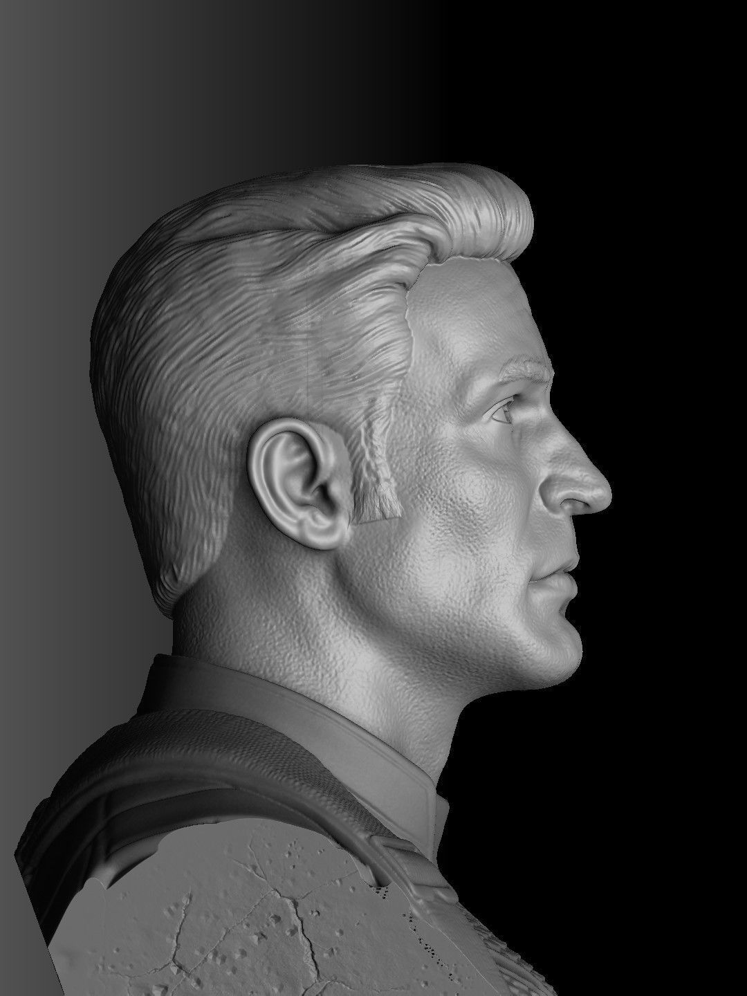 Captain America Steve Rogers STL for 3Dprint 3D print model_2