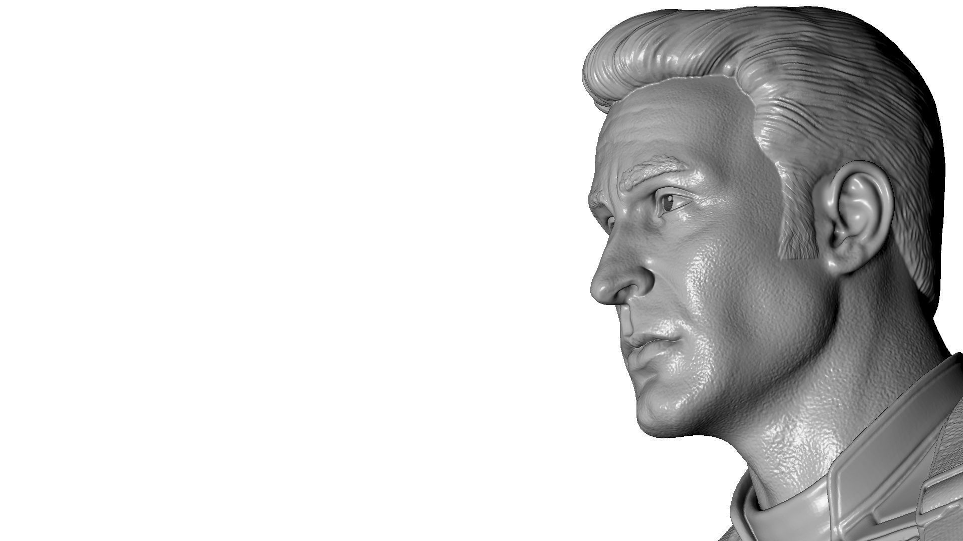 Captain America Steve Rogers STL for 3Dprint 3D print model_18