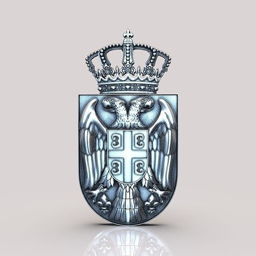 Seal of Serbia 3D print model