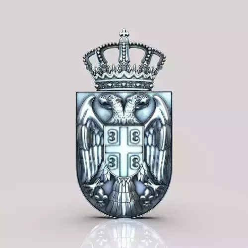 Seal of Serbia 3D print model