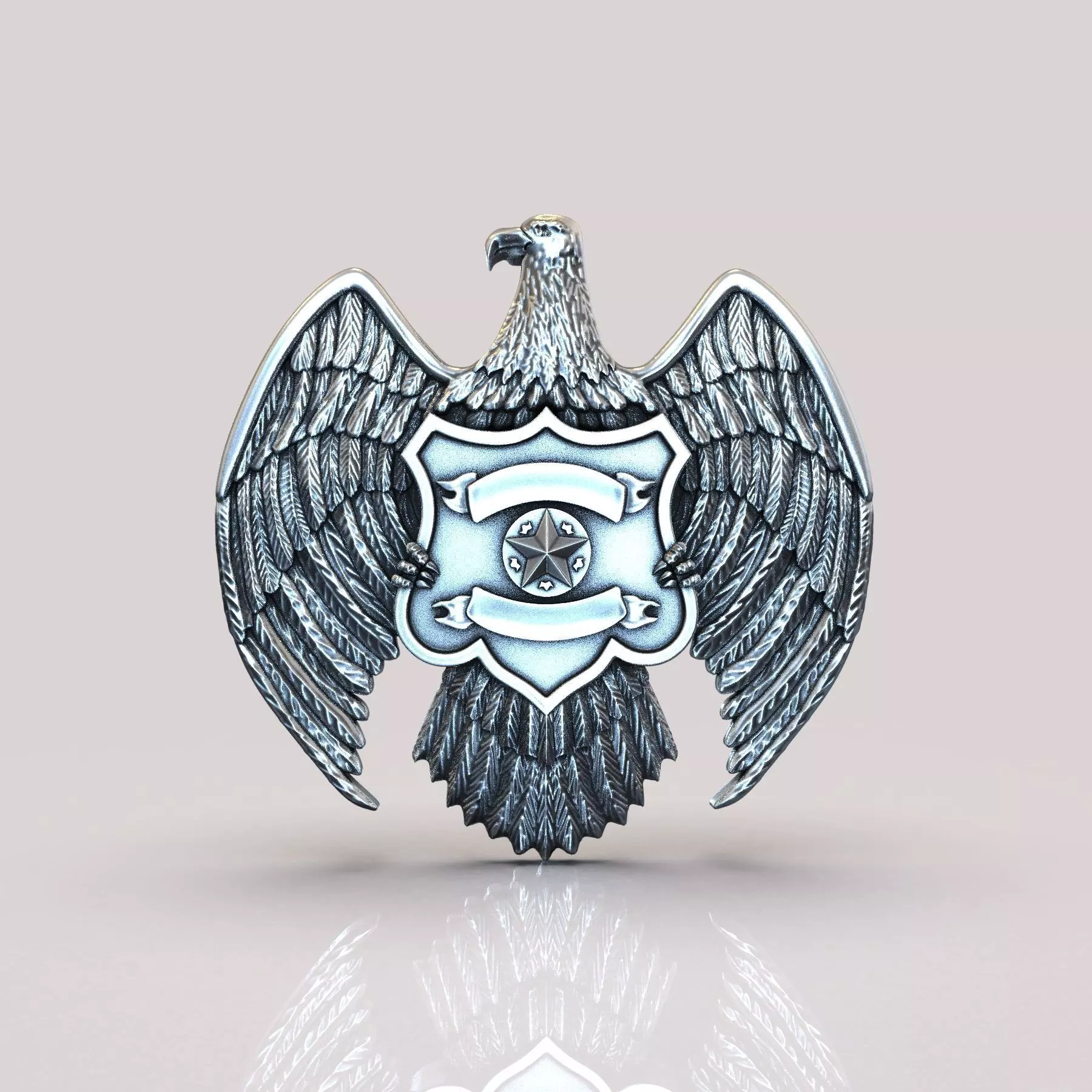 Texas eagle 3D print model_0