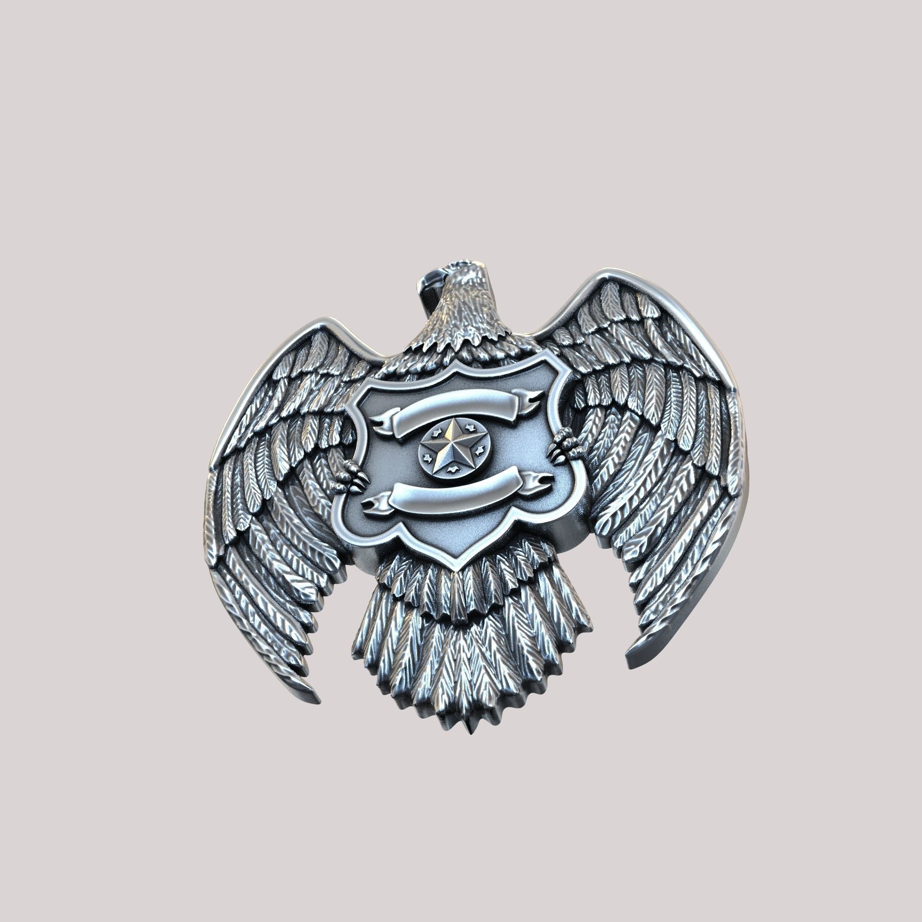 Texas eagle 3D print model_1