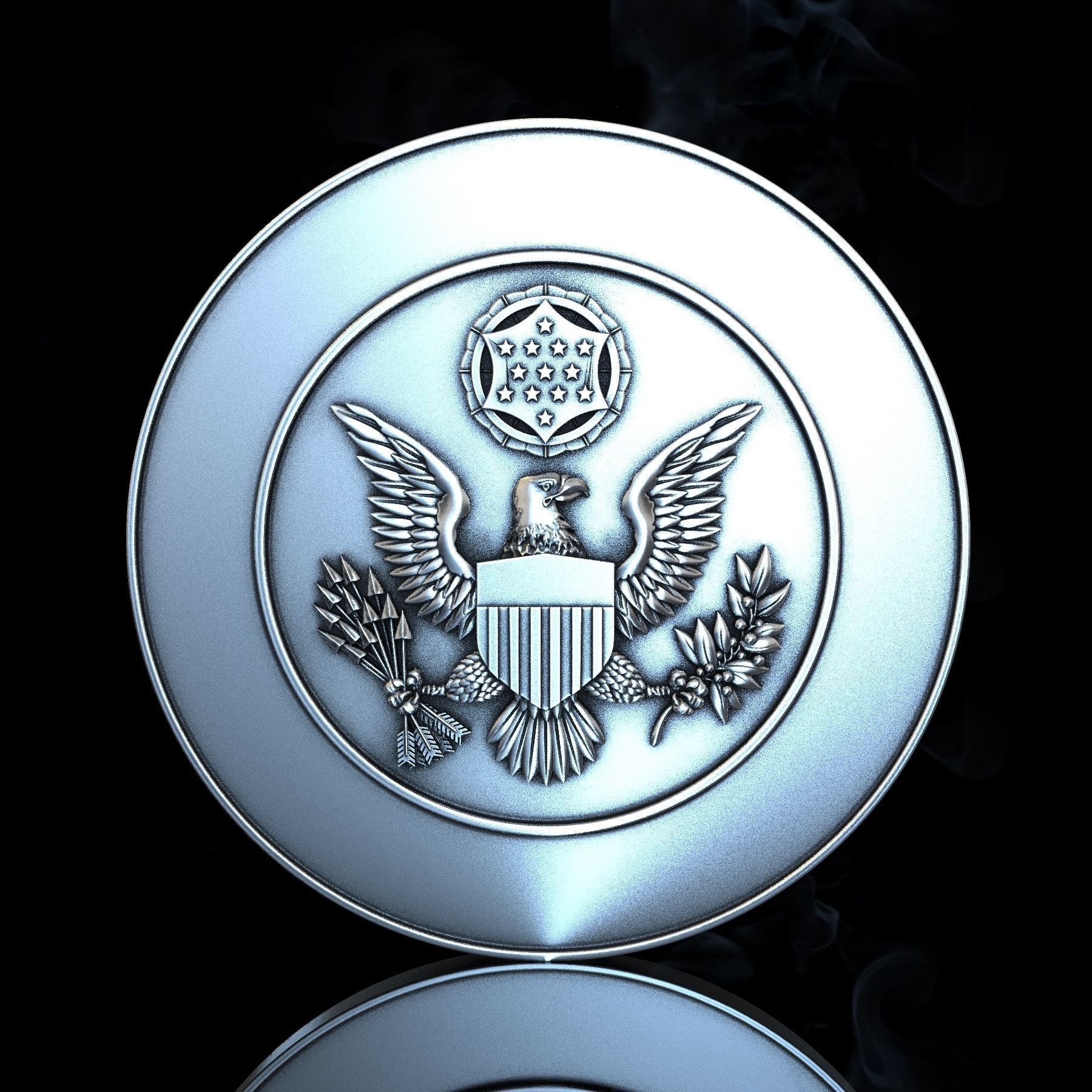 US GREAT SEAL 3D model 3D printable | CGTrader