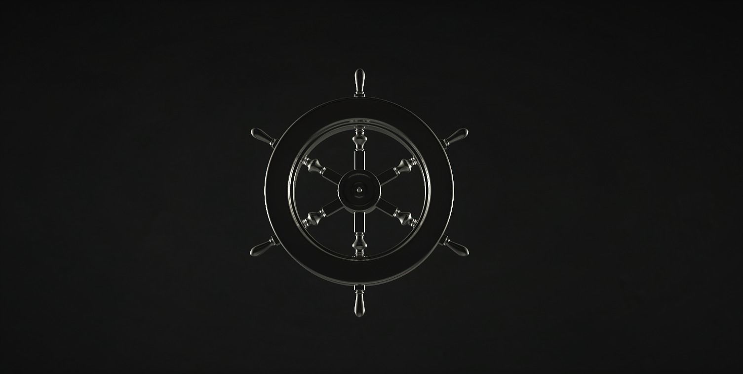 Gold Rudder free 3D model | CGTrader