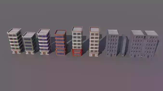 Building Low-poly 3D model
