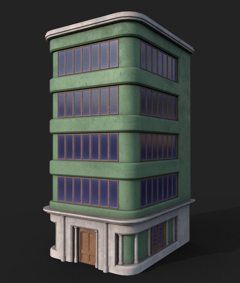 Building Low-poly 3D model_16