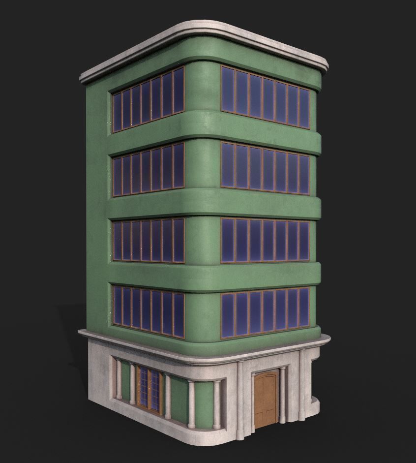 Building Low-poly 3D model_15