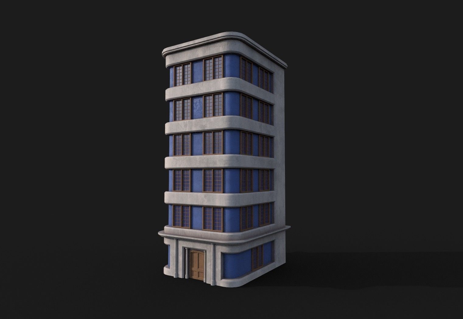 3D model Building VR / AR / low-poly | CGTrader