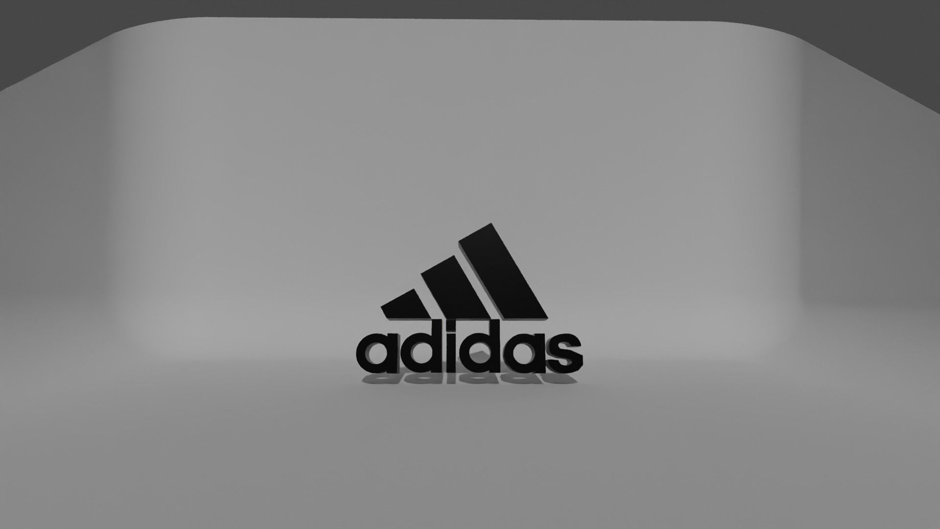 Adidas logo Free 3D model_4