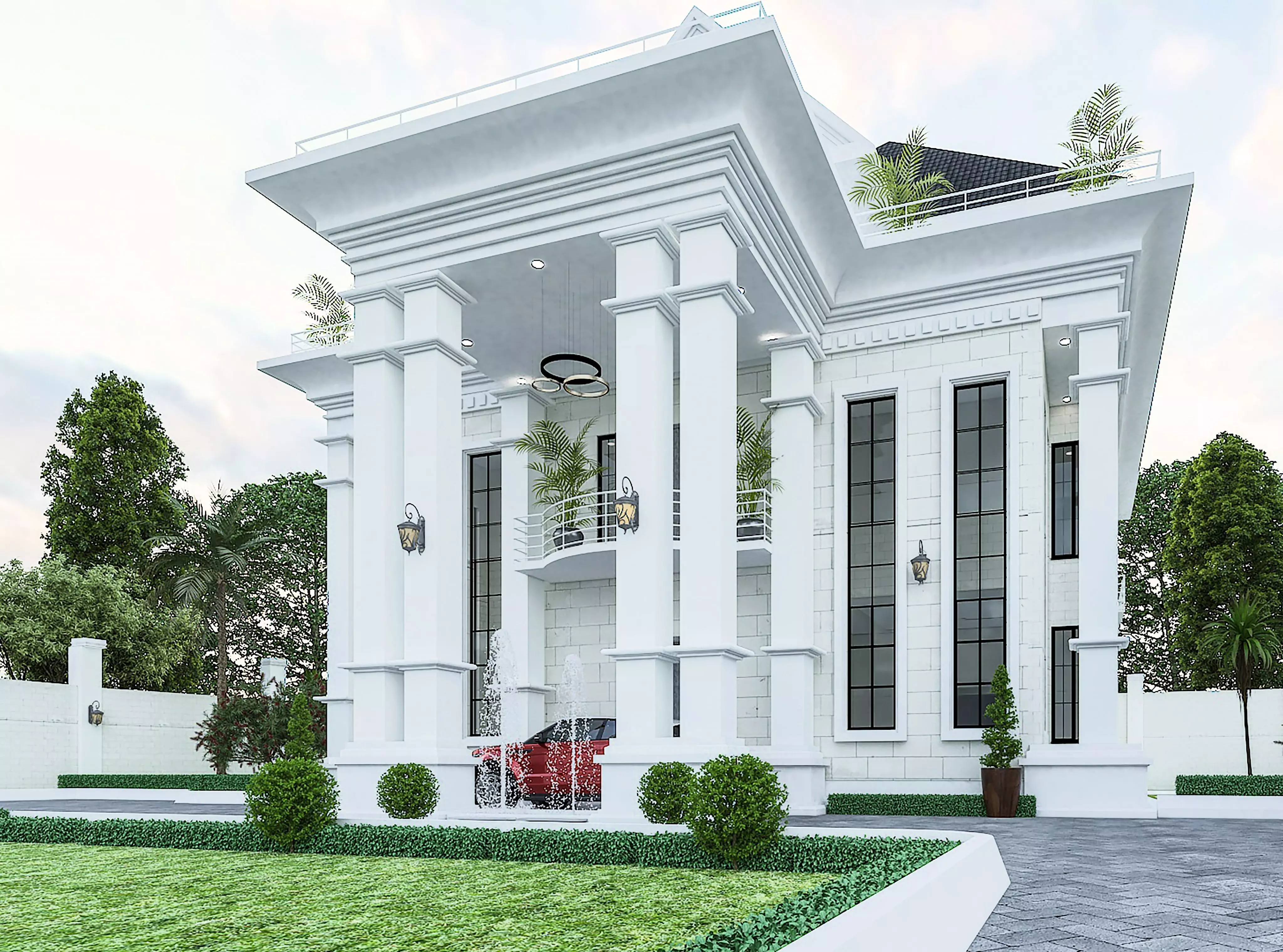 3D MANSION HOUSE  3D model_0