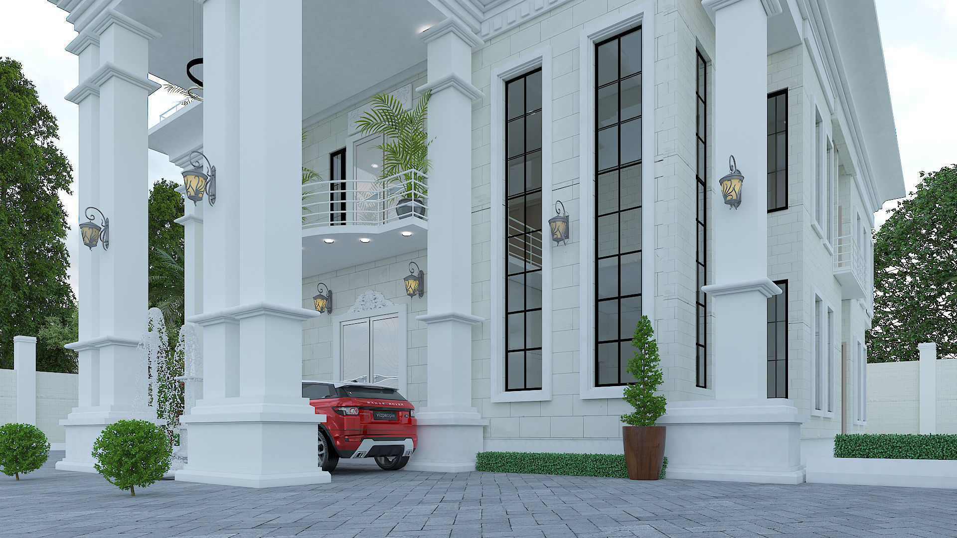 3D MANSION HOUSE  3D model_2