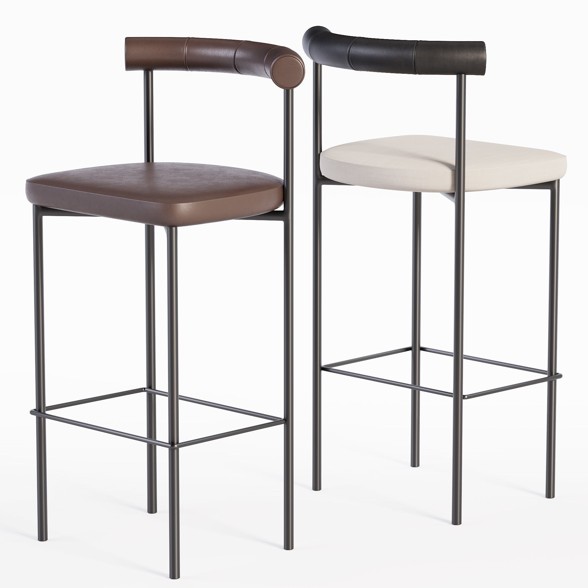 Kashmir Stool by Resident 3D model_1