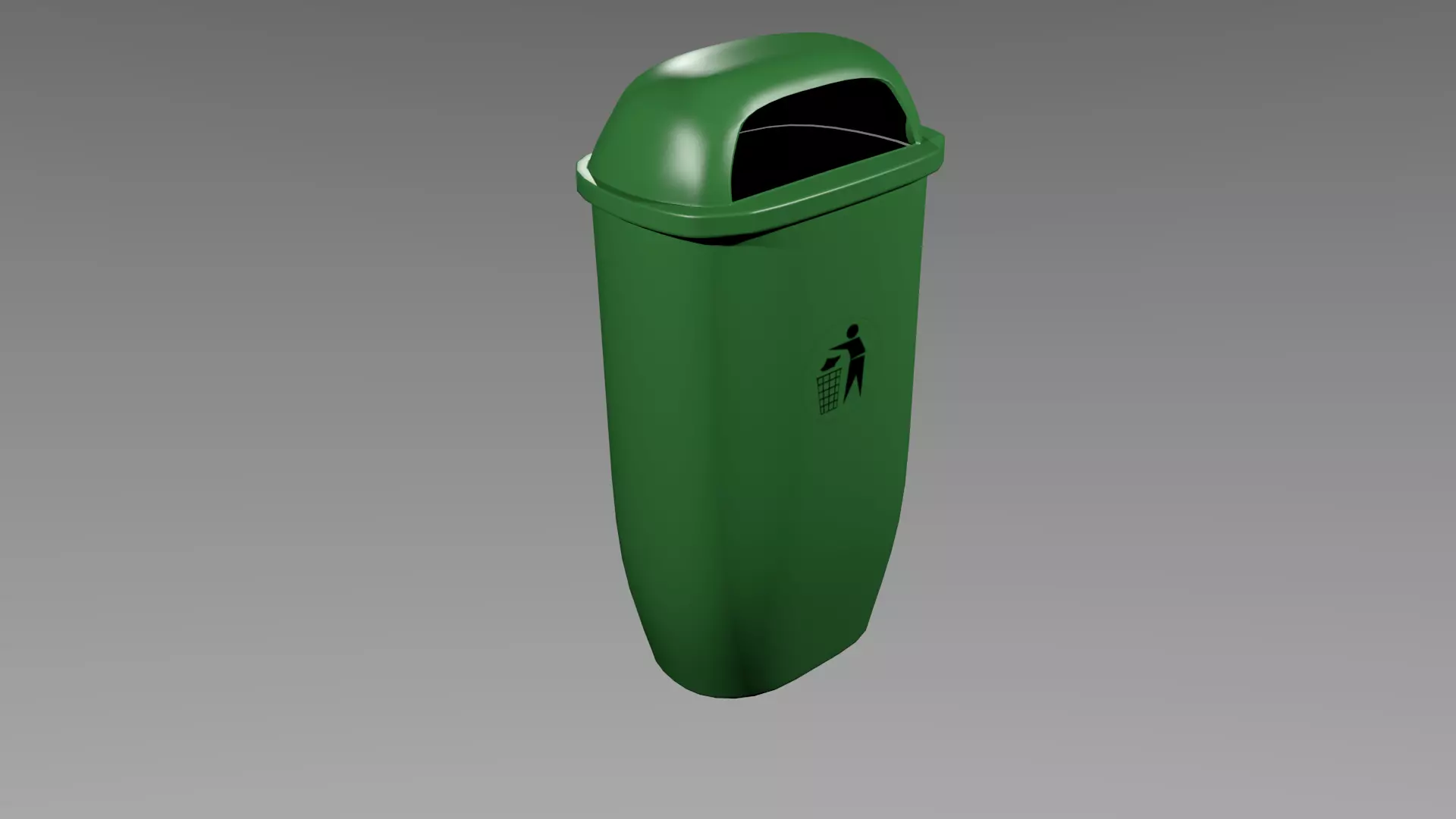 Trash bin 3D model_0