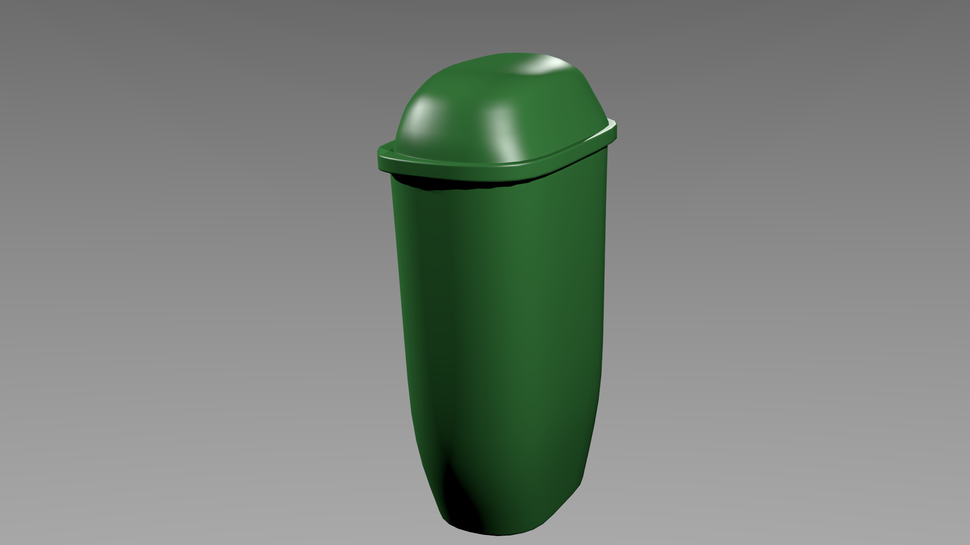 Trash bin 3D model_2