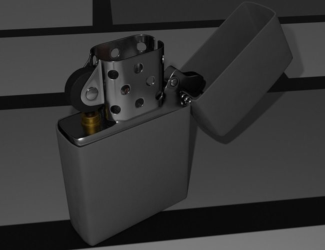 Zippo lighter Free 3D model