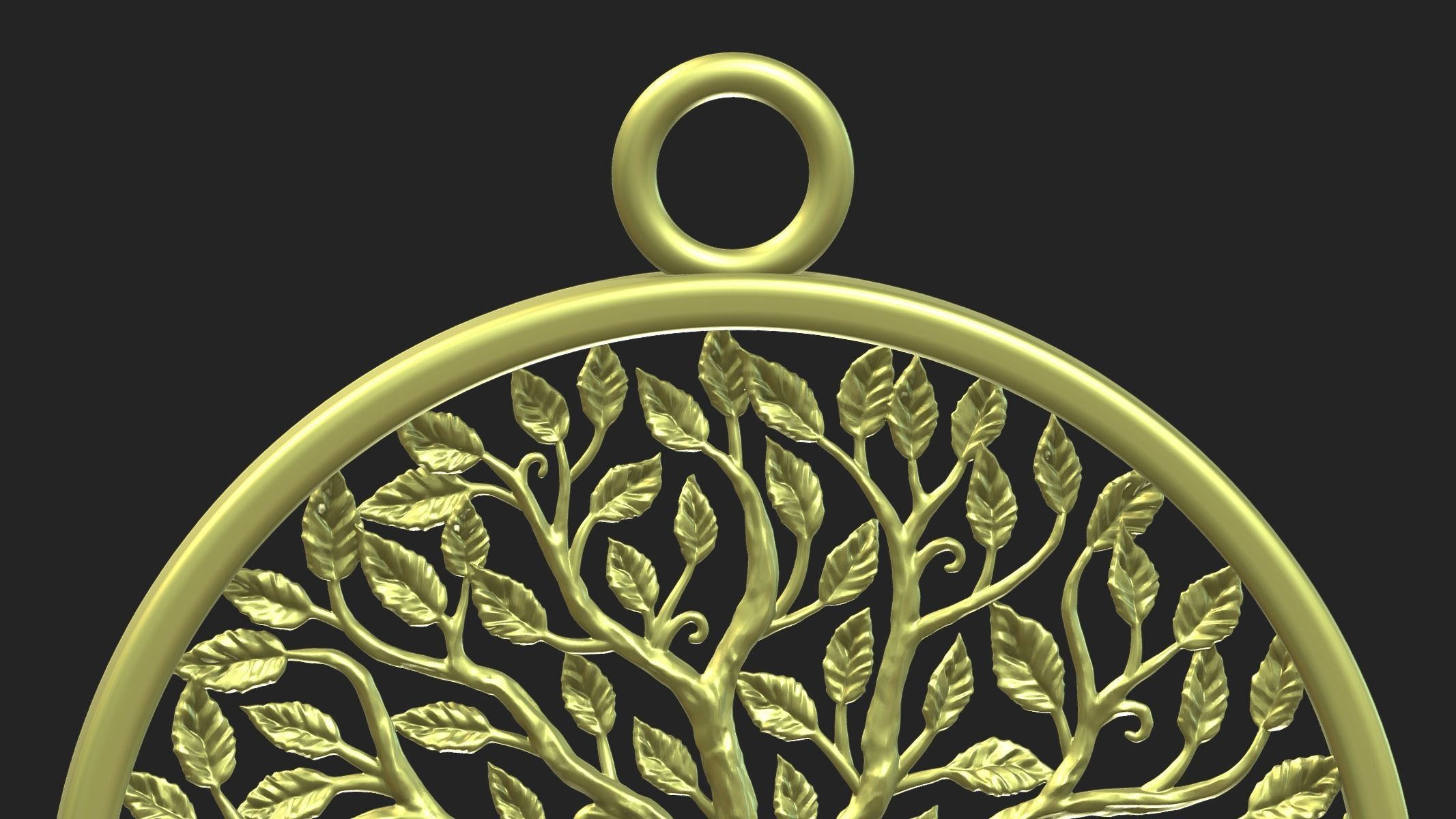 Tree of Life Pendant 3D print model_19