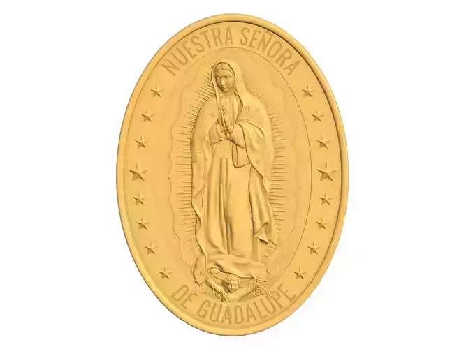 Our Lady Of Guadalupe Medallion
