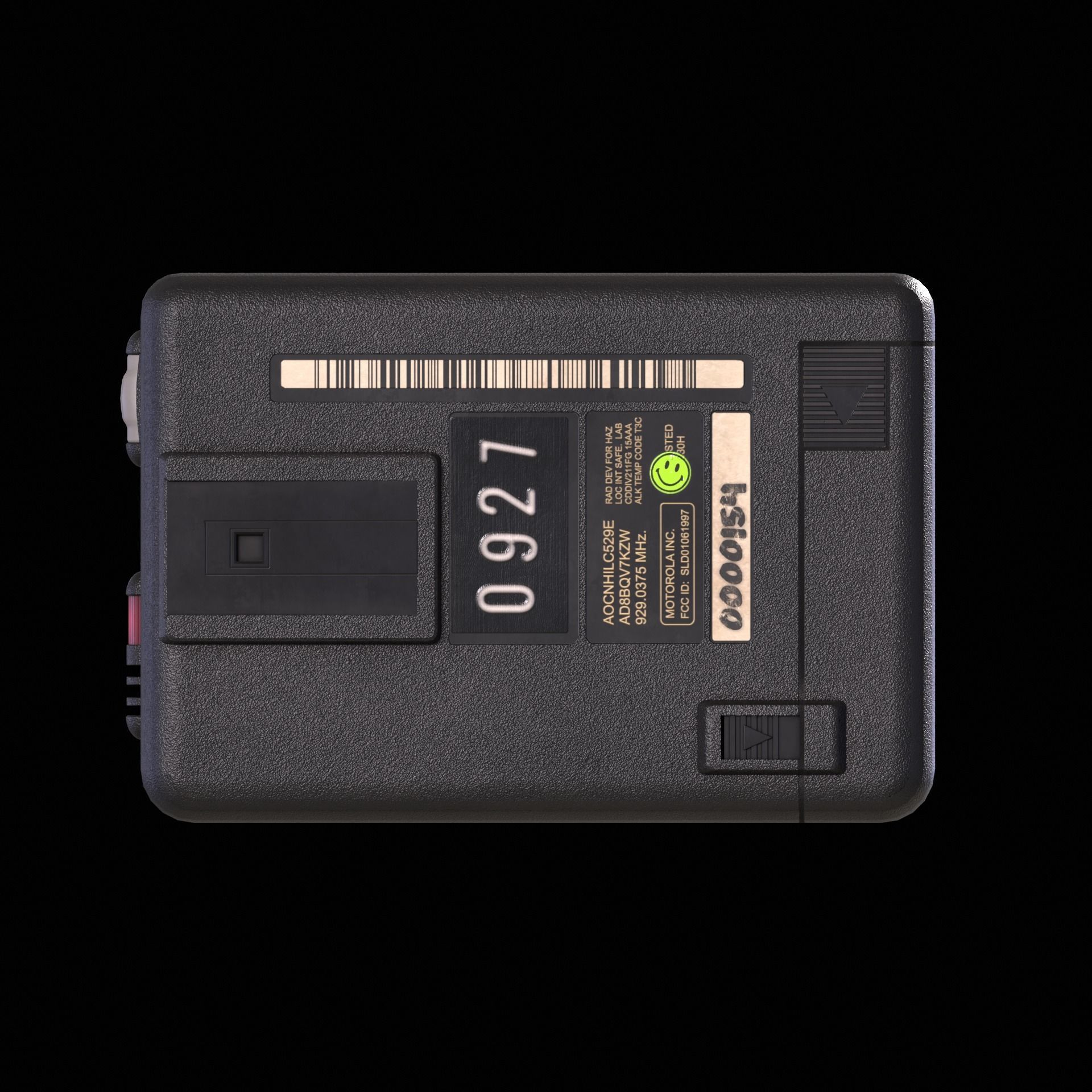 Pager Low-poly 3D model_4