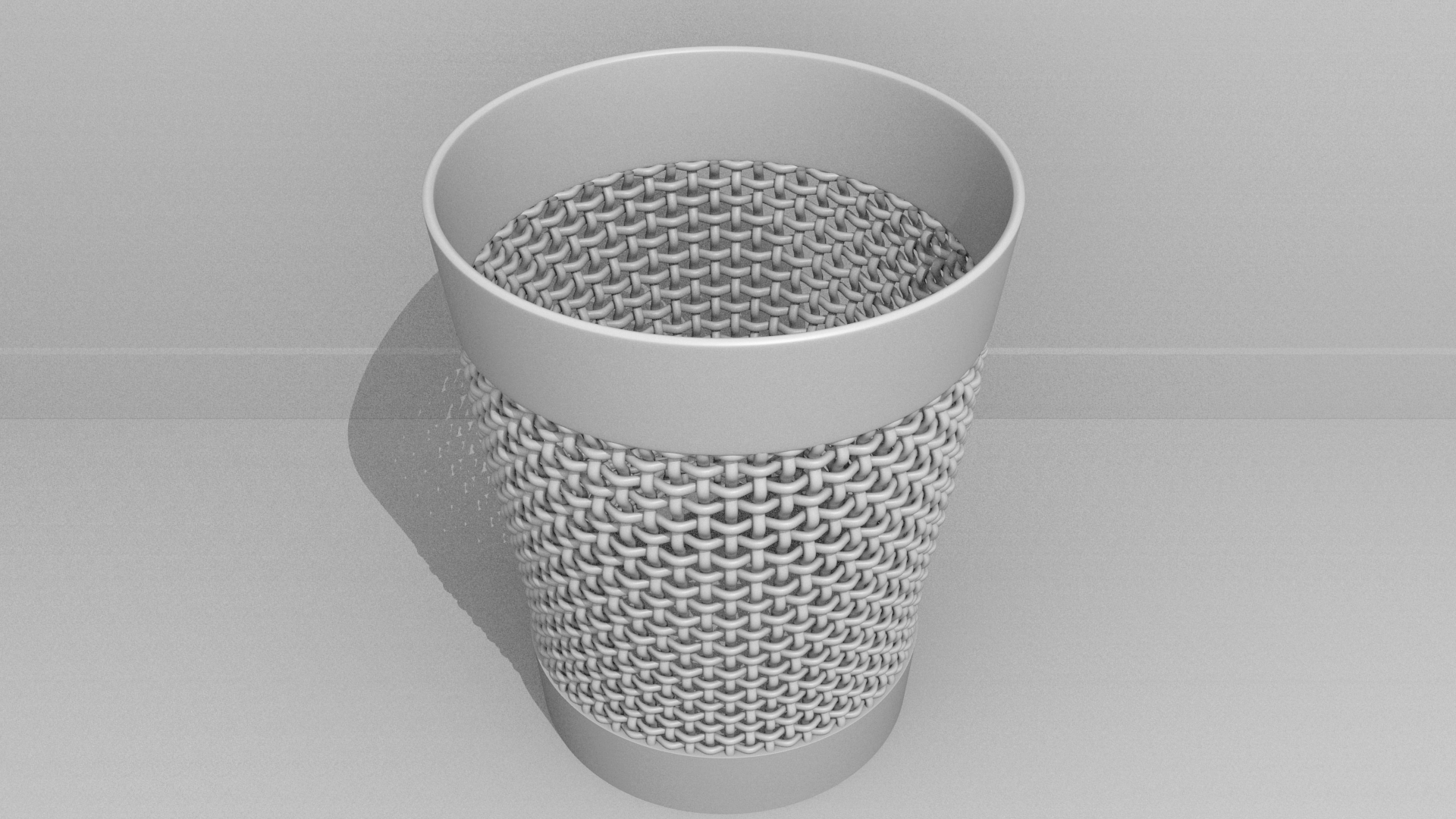 Trash bin 3D model_5