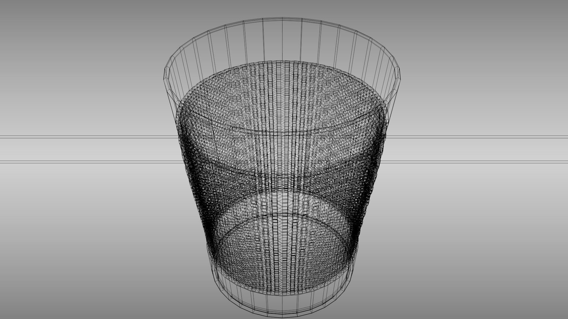 Trash bin 3D model_6