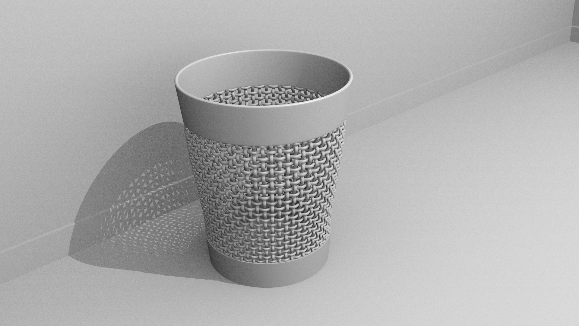 Trash bin 3D model_3