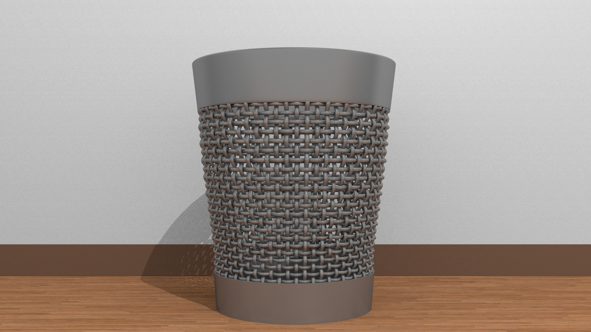 Trash bin 3D model_2