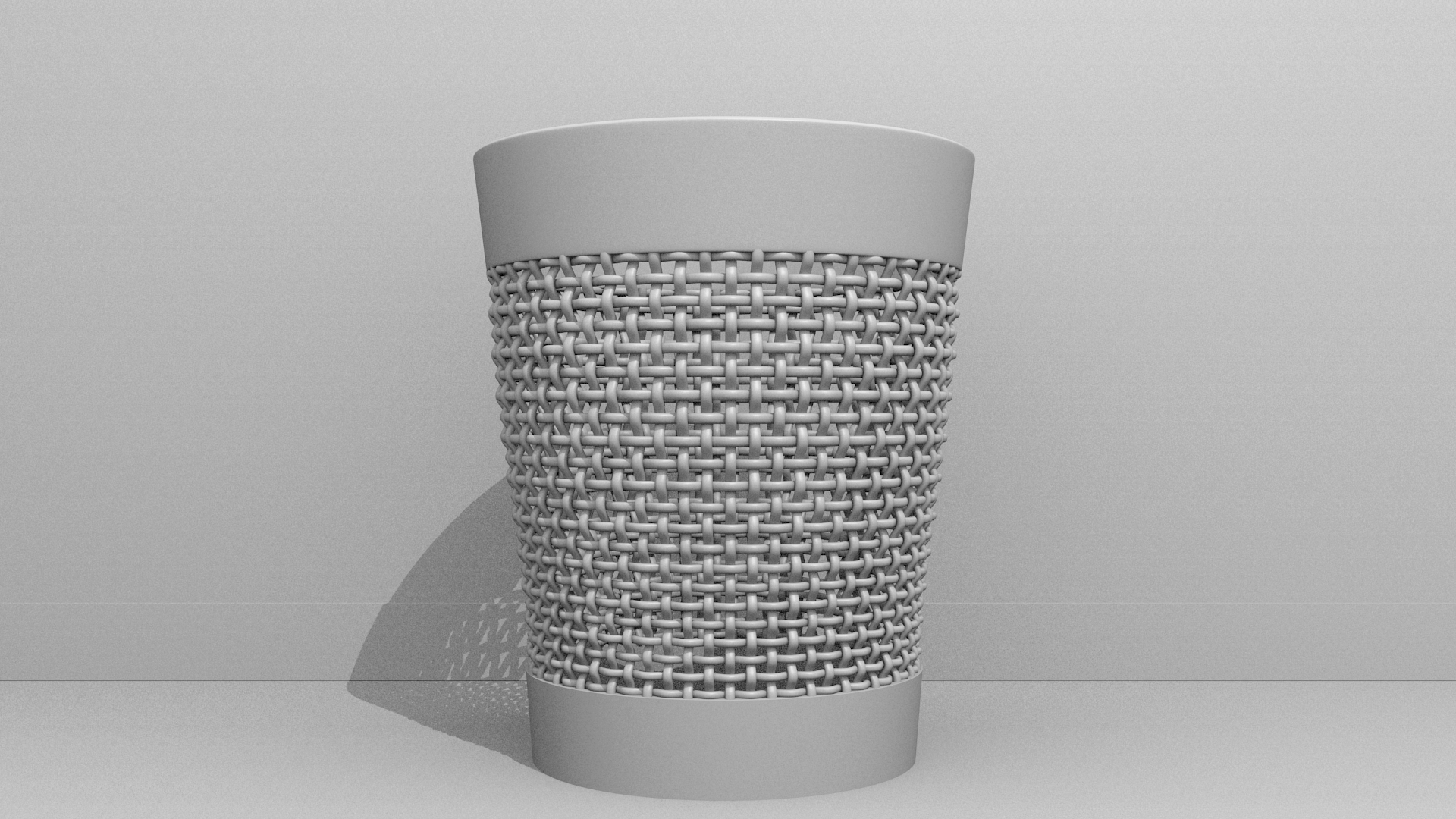 Trash bin 3D model_4