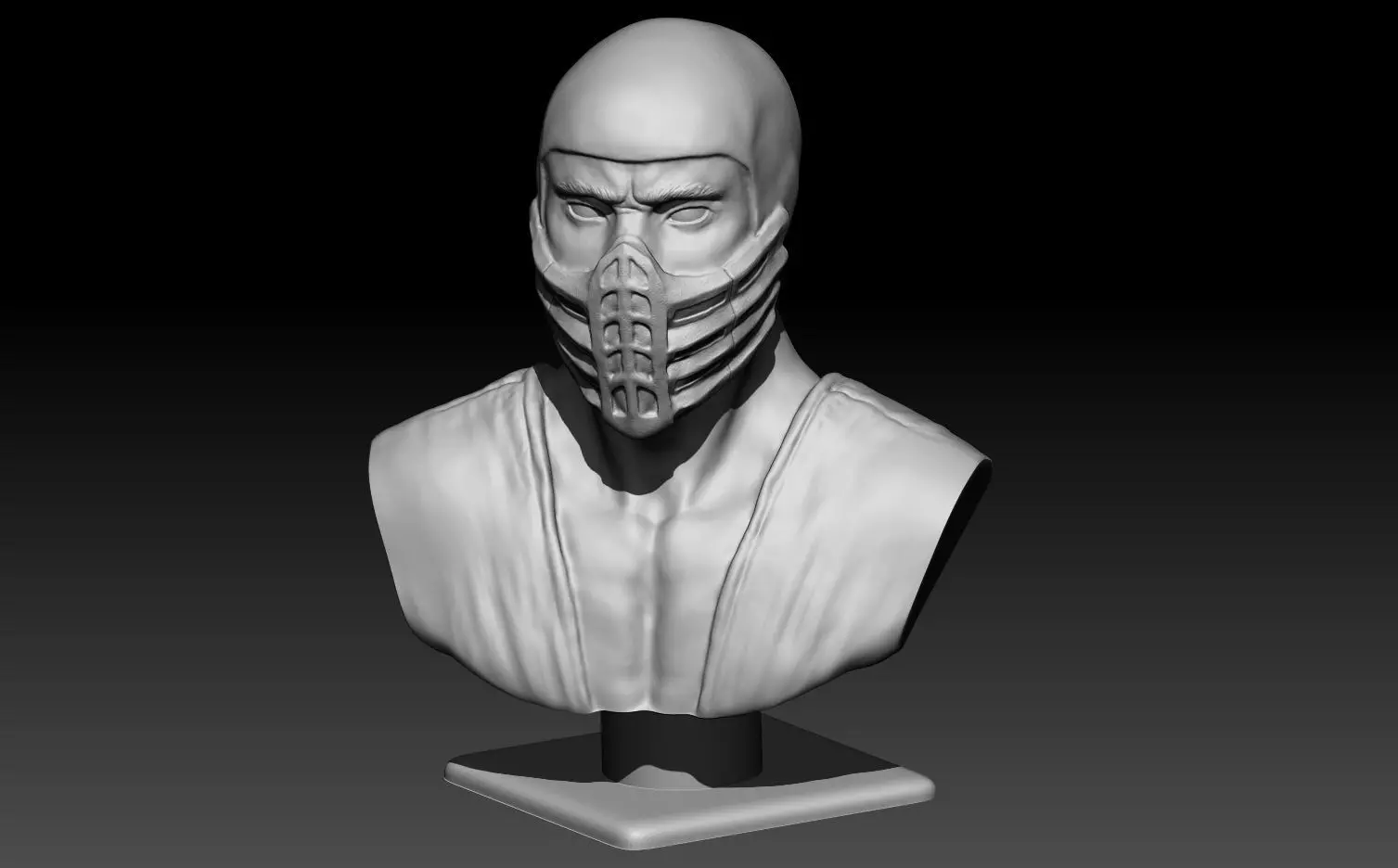 Bust of a Scorpion 1995 3D printable STL assemble 3D print model